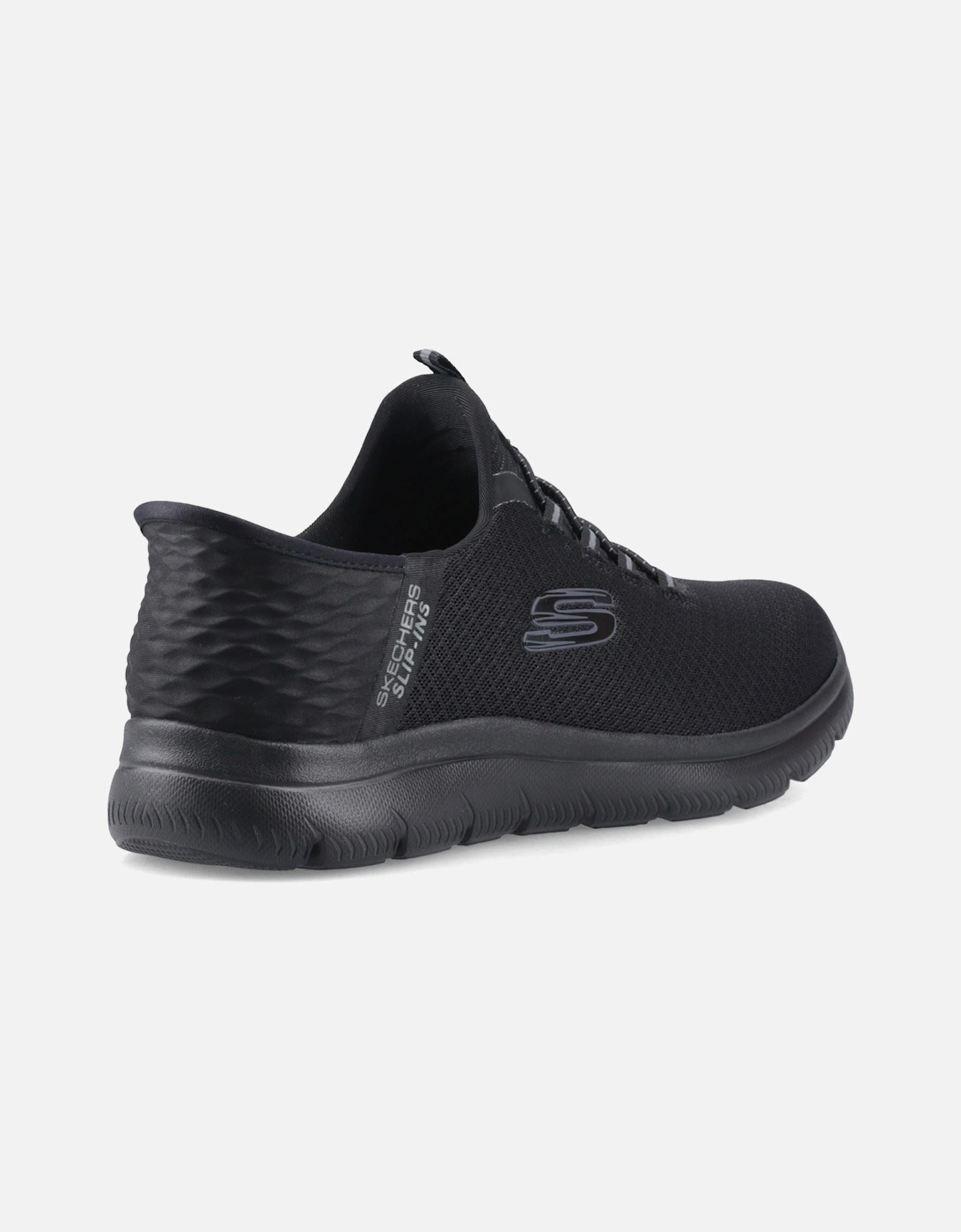 Summits - High Range Textile Men's Black Wide Trainers