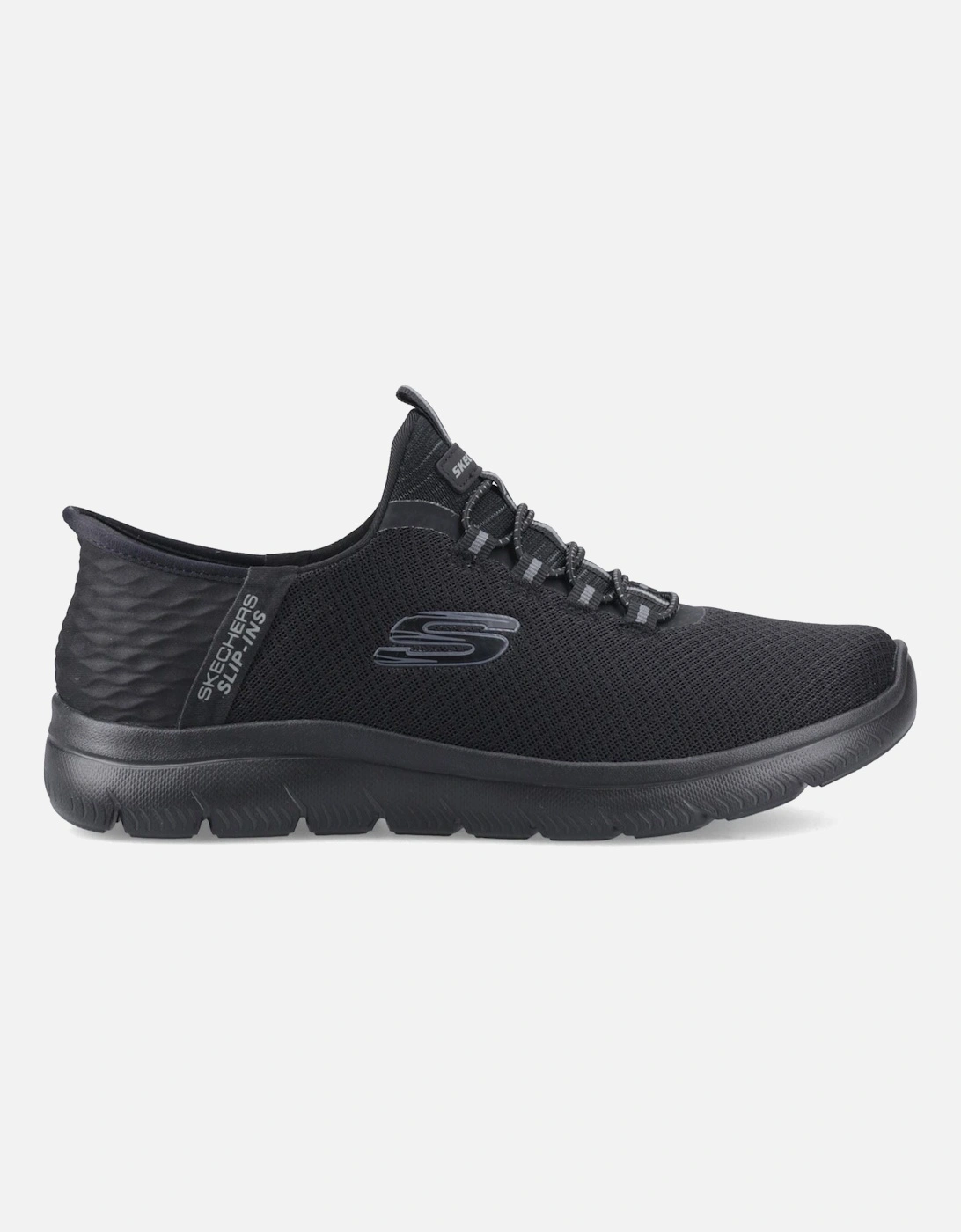 Summits - High Range Textile Men's Black Wide Trainers
