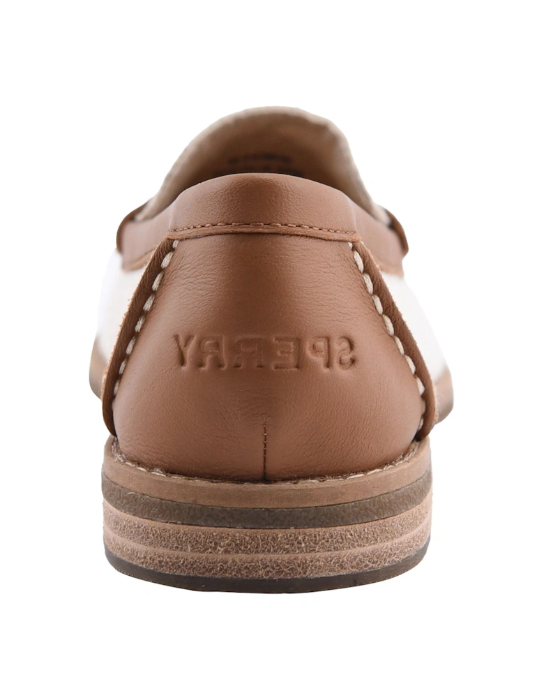 Sperry Port Driving Textile Women's White/Tan Standard Loafers