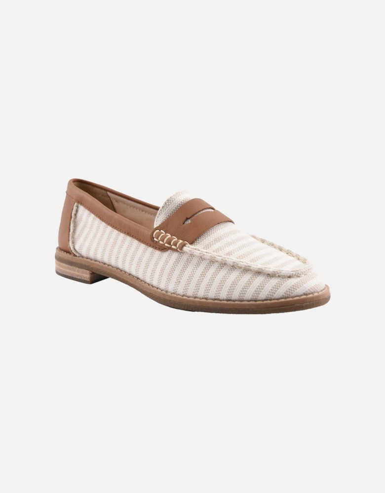 Sperry Port Driving Textile Women's White/Tan Standard Loafers