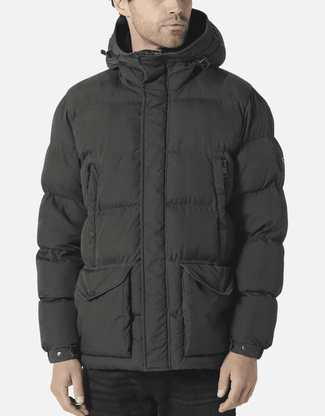 Vene Mid-Length Green Puffer Jacket, 4 of 3