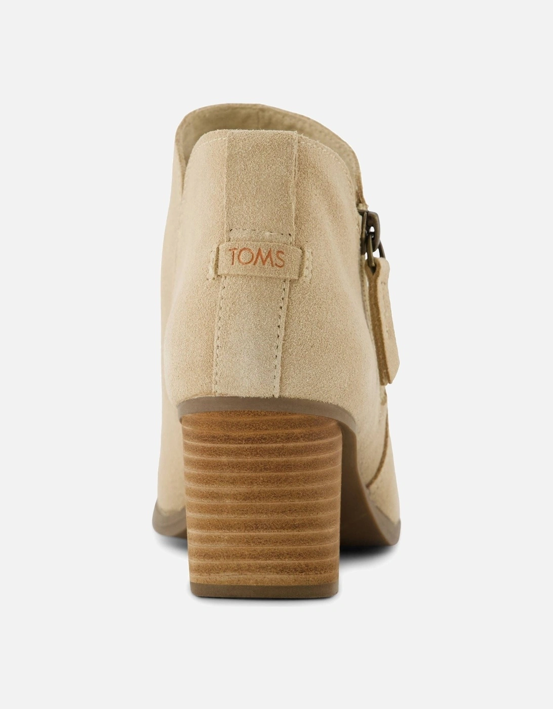 Goldie Textile Women's Sand Heeled Ankle Boots