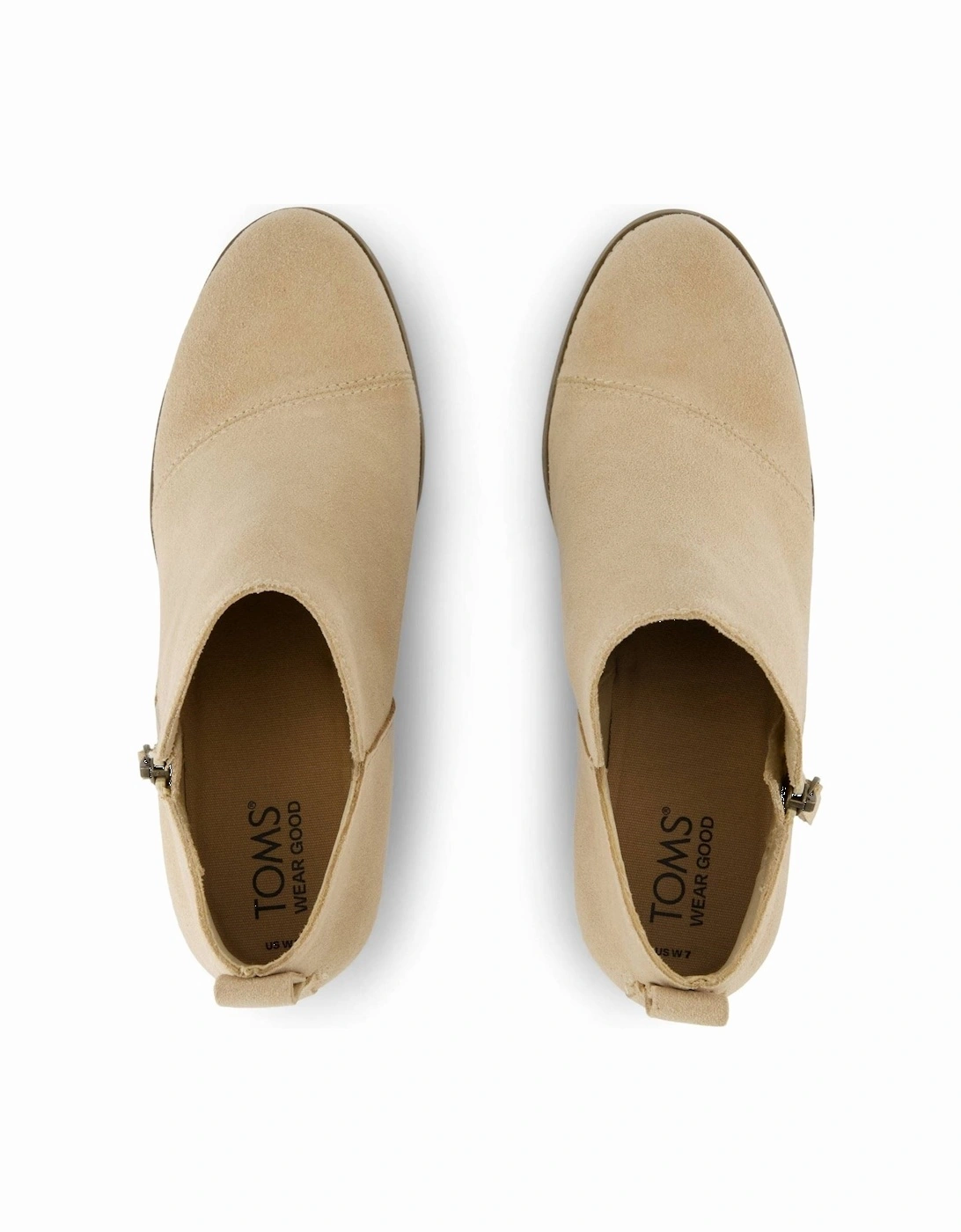 Goldie Textile Women's Sand Heeled Ankle Boots