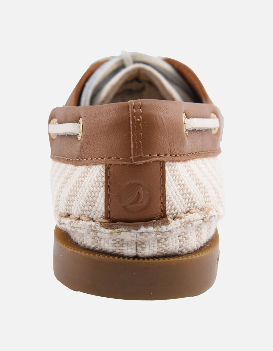 Sperry Authentic Original Textile Women's White/Natural Standard Boat Shoes