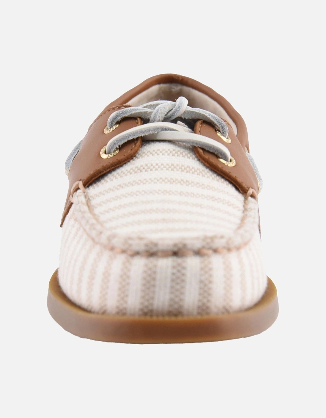 Sperry Authentic Original Textile Women's White/Natural Standard Boat Shoes