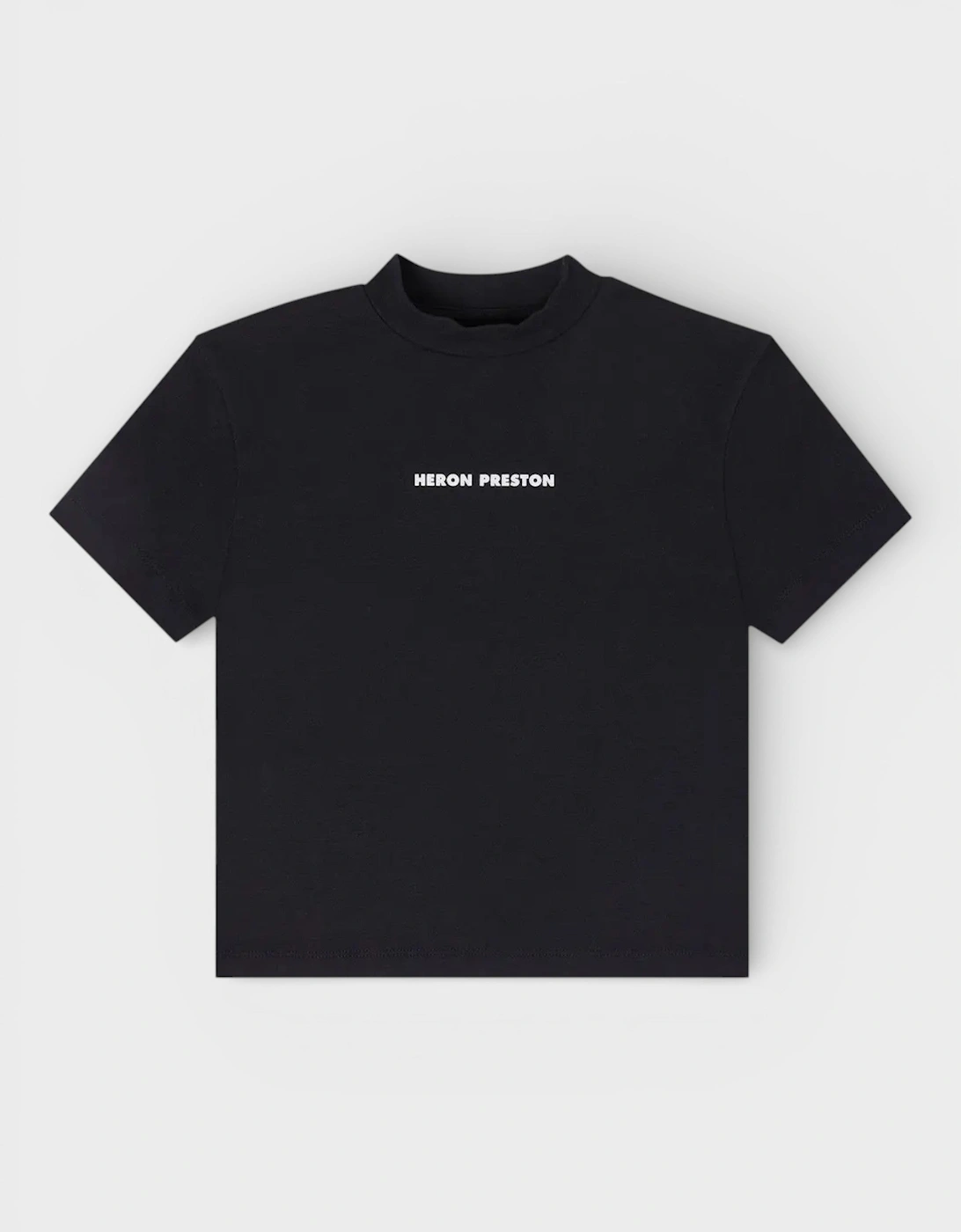 Heron Preston Women's Black Short Sleeve Logo Tee White - : 14 L
