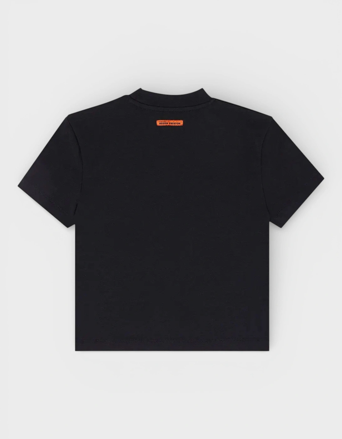 Short Sleeve Logo Tee Black White