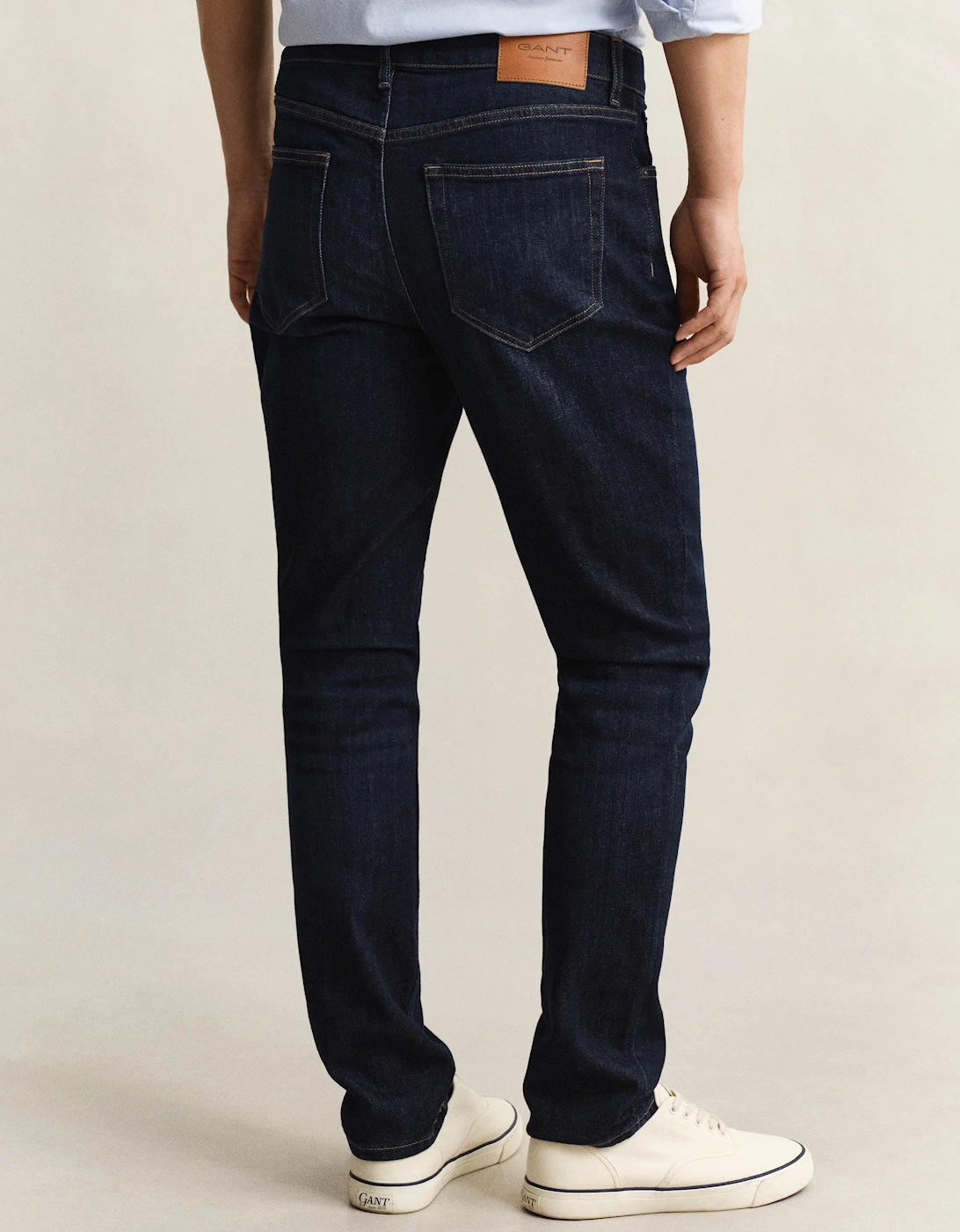 Mens Slim Fit Jeans - 962 Dark Blue Broken In