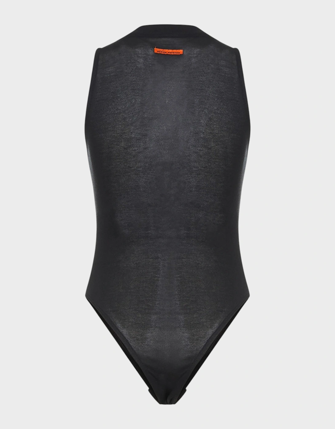 Bodysuit Logo Embroidery Black