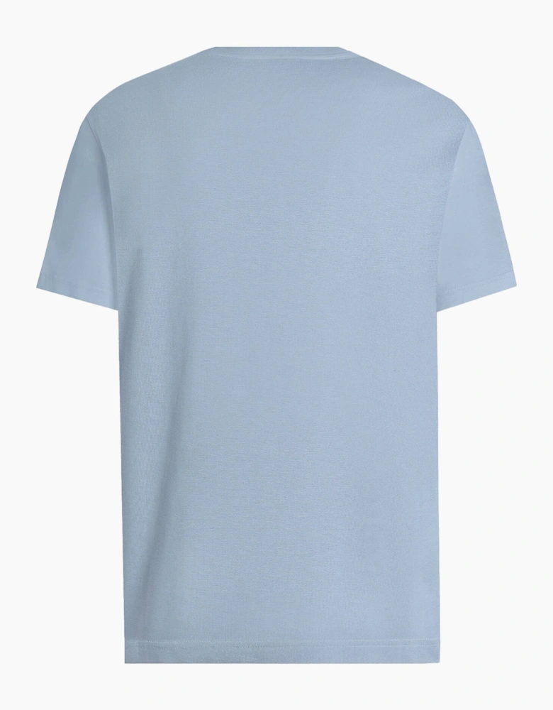 Embroidered Logo T-Shirt Blue