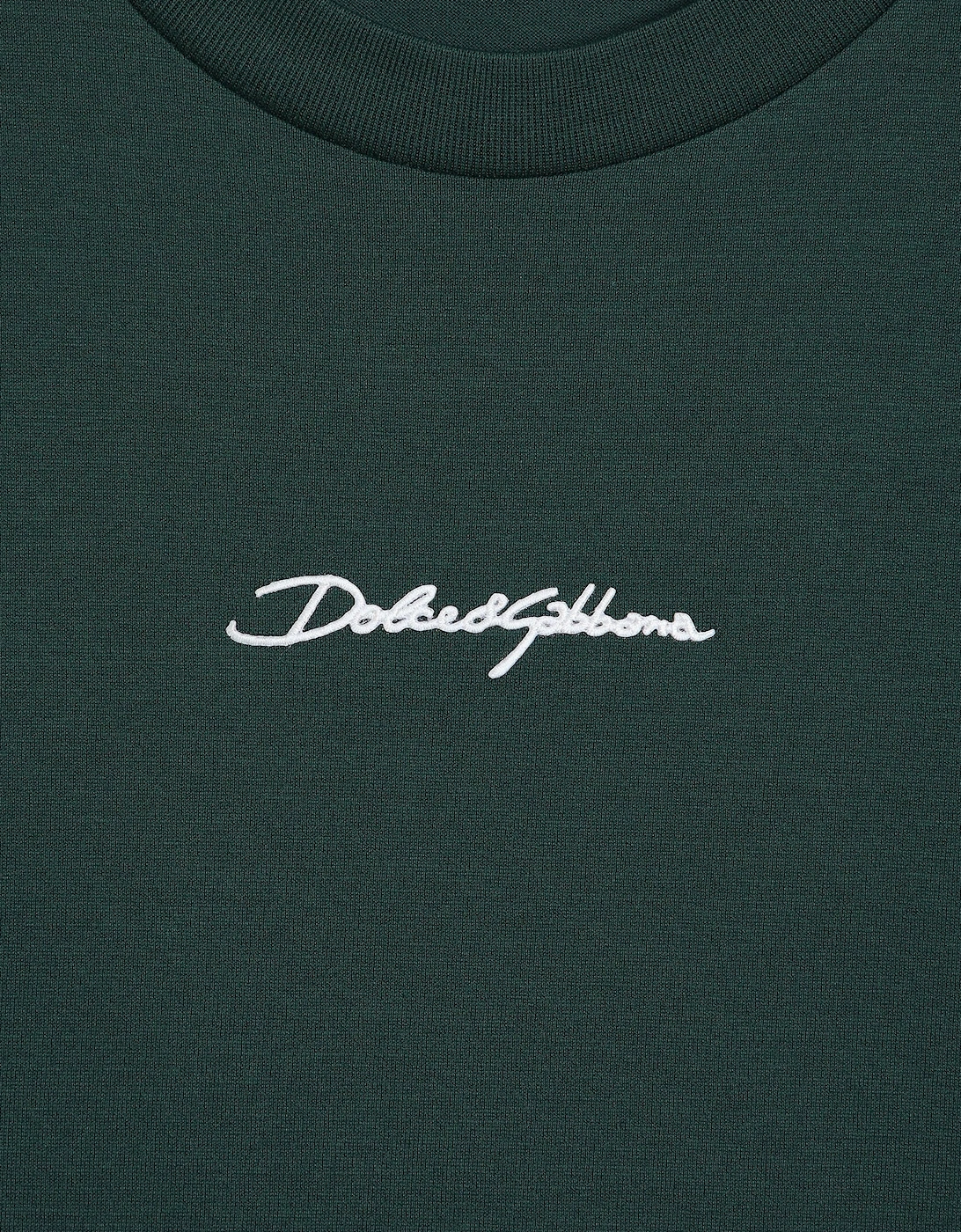 Embroidered Logo T-Shirt Green