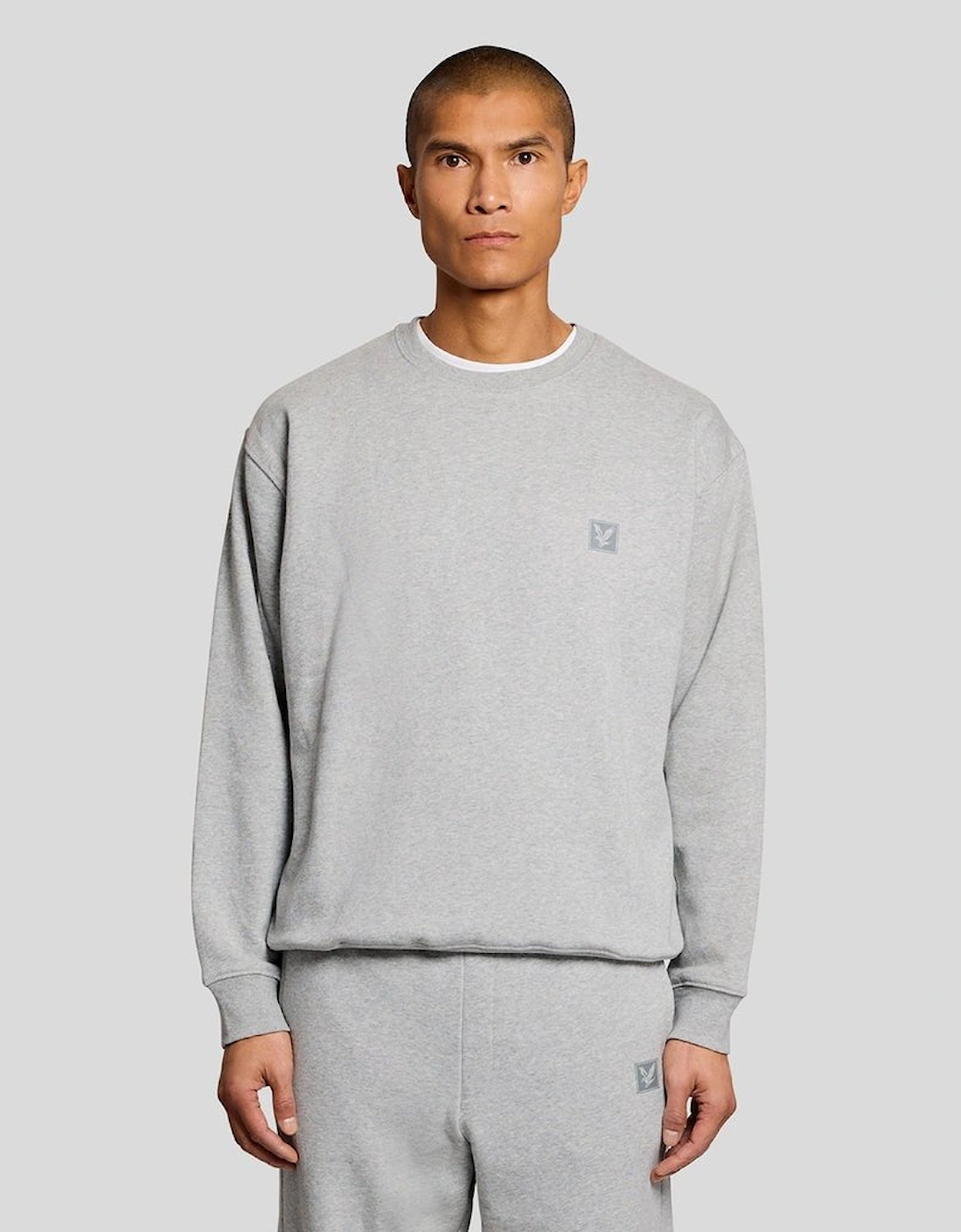 Lyle And Scott Men's Grey Lounge Crew Neck Sweatshirt  Xxl