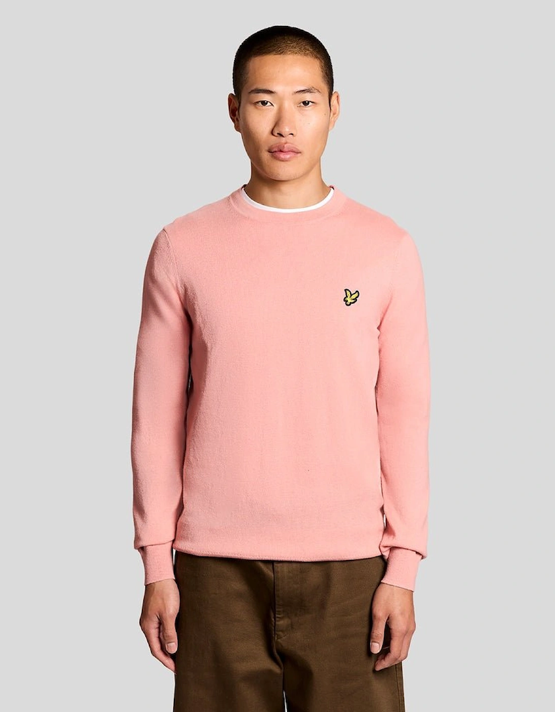 Cotton Merino Crew Neck Jumper, 7 of 6