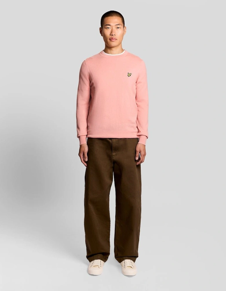 Cotton Merino Crew Neck Jumper