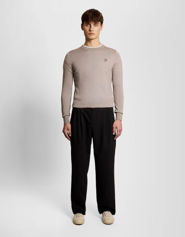 Merino Wool Crew Neck Jumper