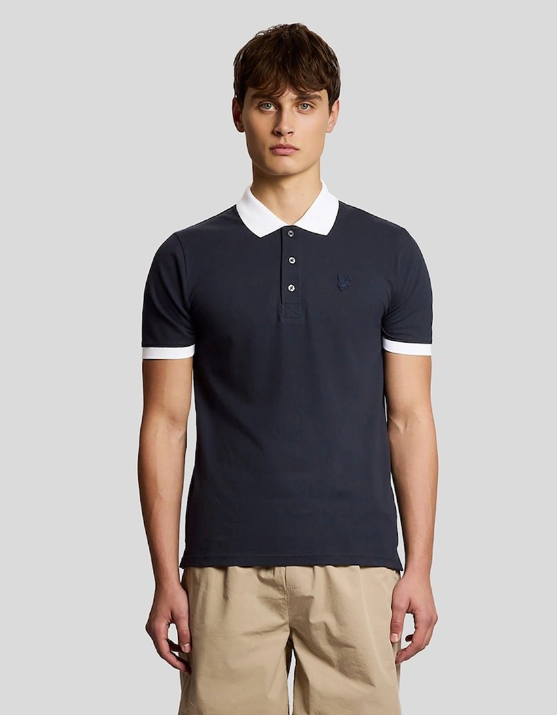 Superfine Cotton Contrast Polo Shirt, 7 of 6
