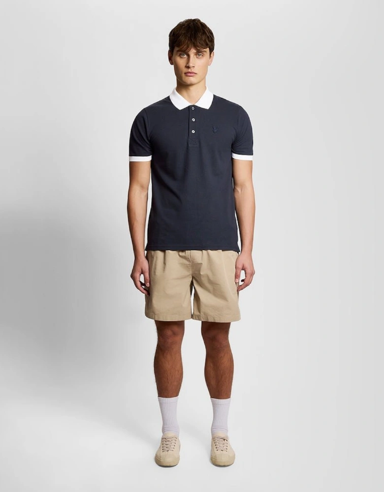 Superfine Cotton Contrast Polo Shirt