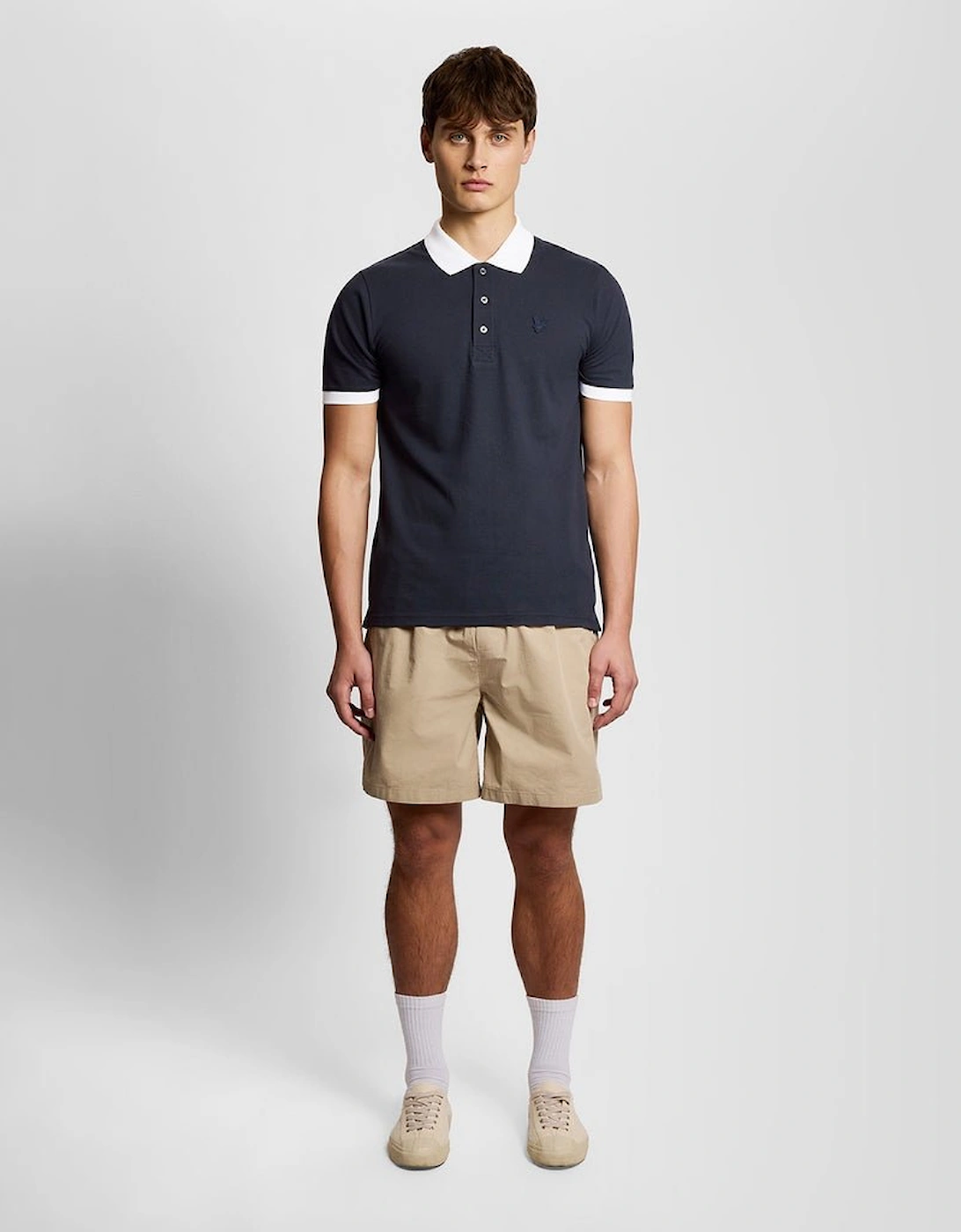 Superfine Cotton Contrast Polo Shirt