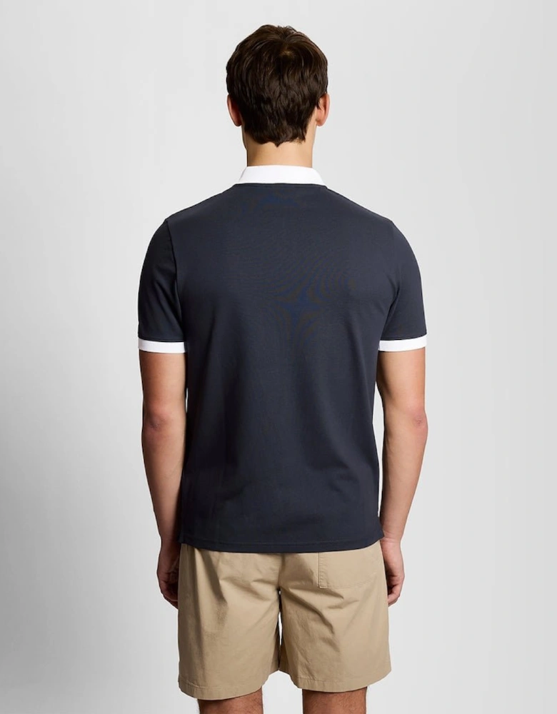 Superfine Cotton Contrast Polo Shirt
