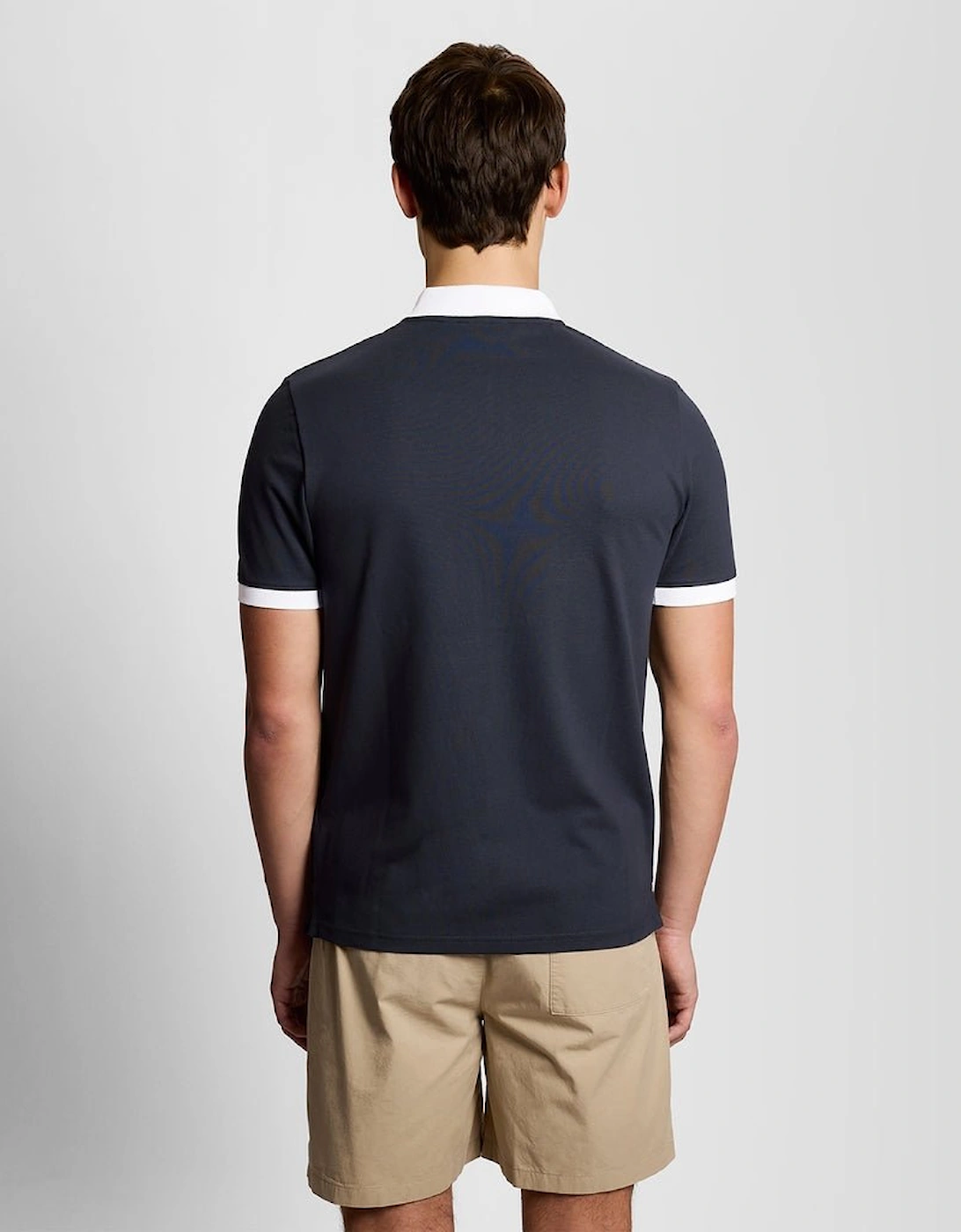 Superfine Cotton Contrast Polo Shirt