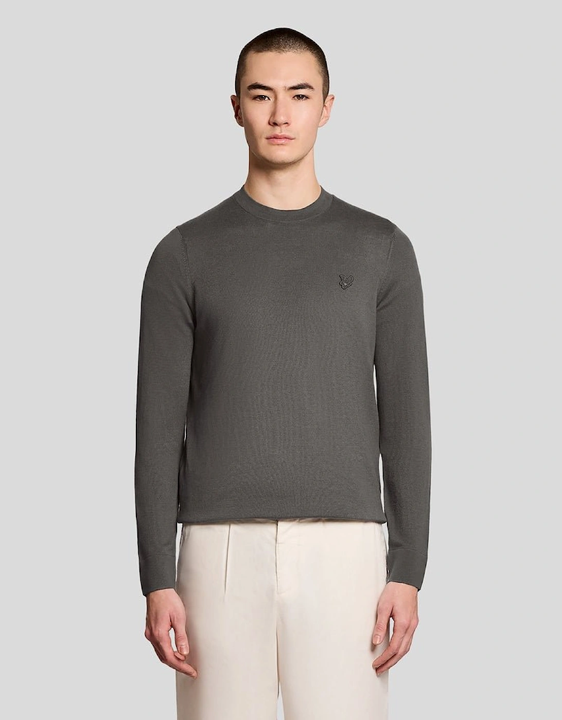 Superfine Cotton Crew Neck Jumper, 7 of 6