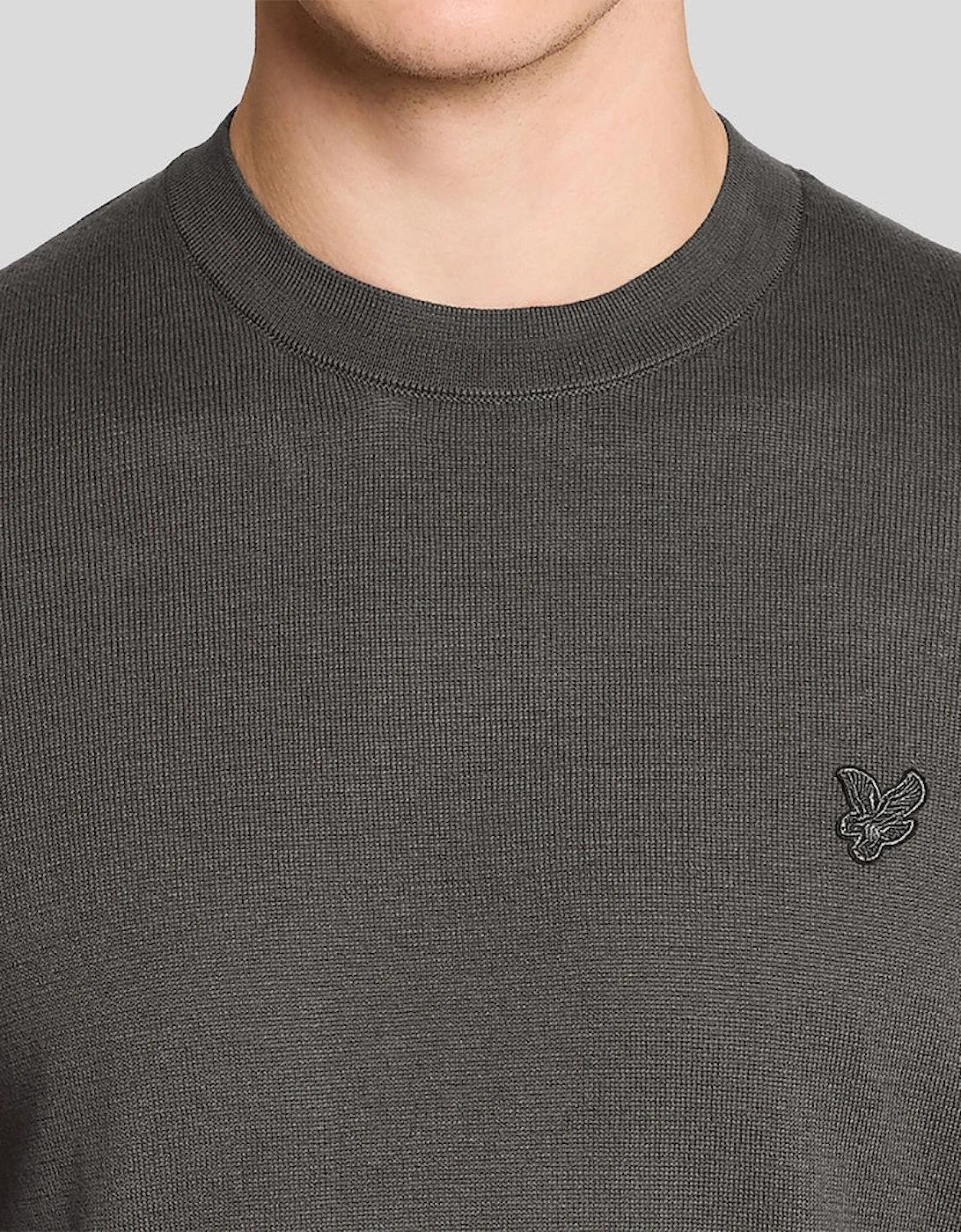 Superfine Cotton Crew Neck Jumper