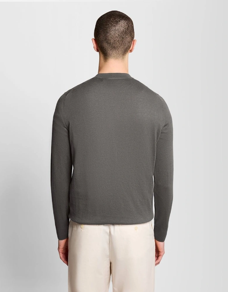 Superfine Cotton Crew Neck Jumper