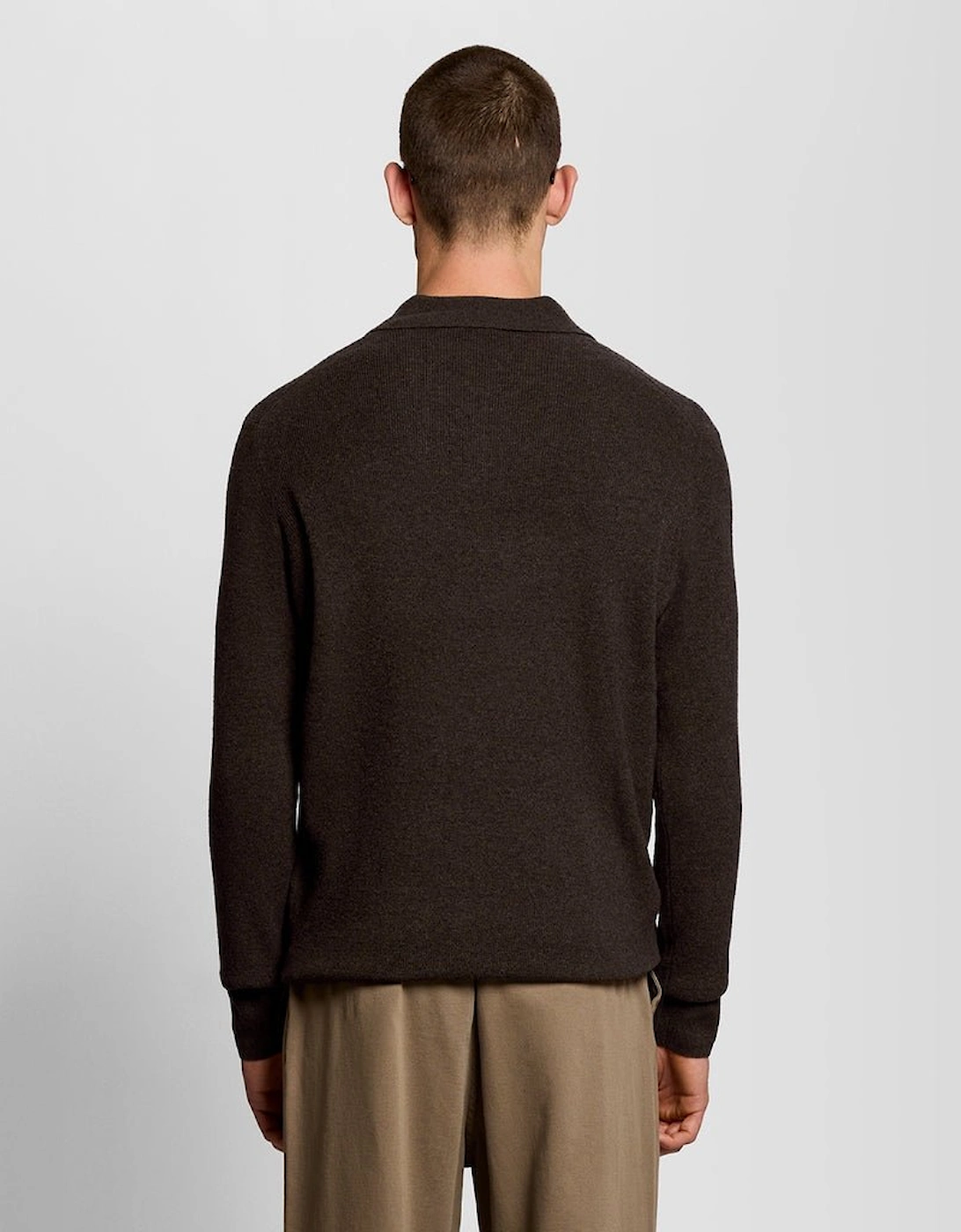 Lambswool Blend Rugby Jumper