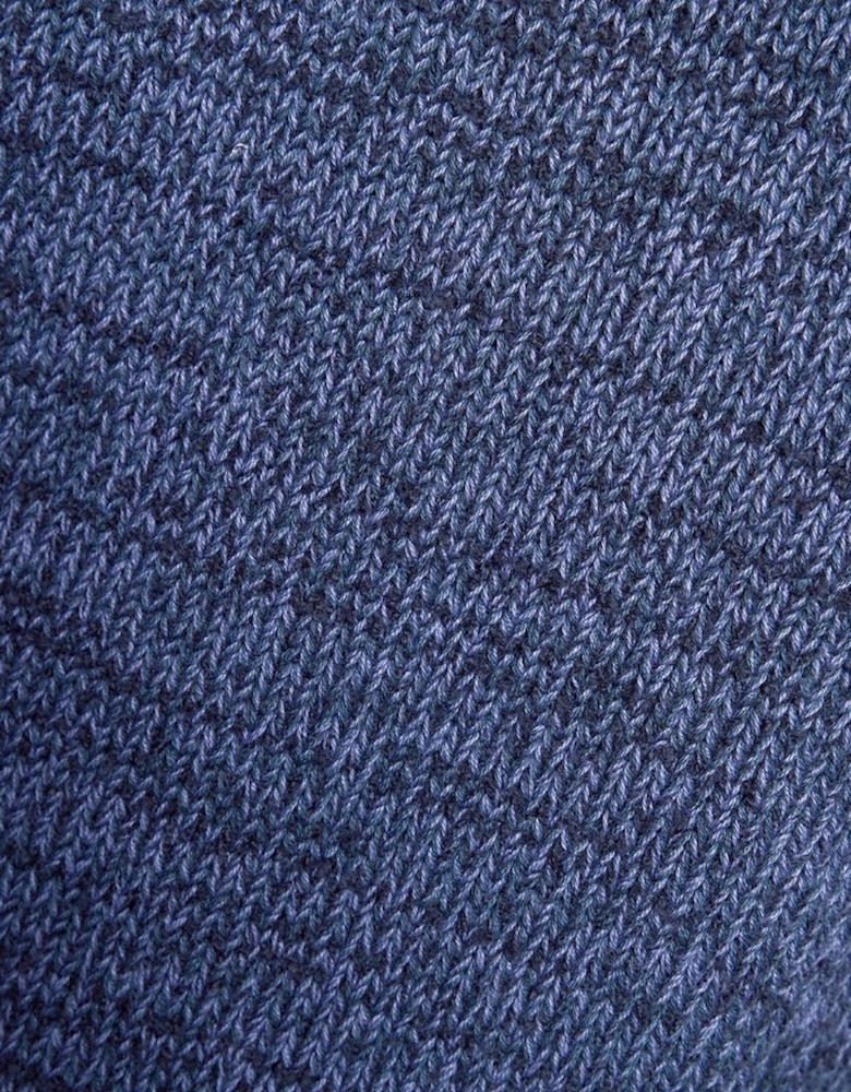 Knitted Marl Crew Neck Jumper