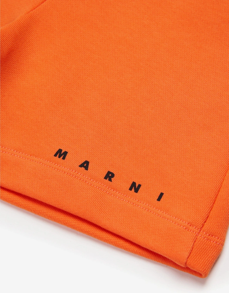 Baby Logo Shorts in Orange