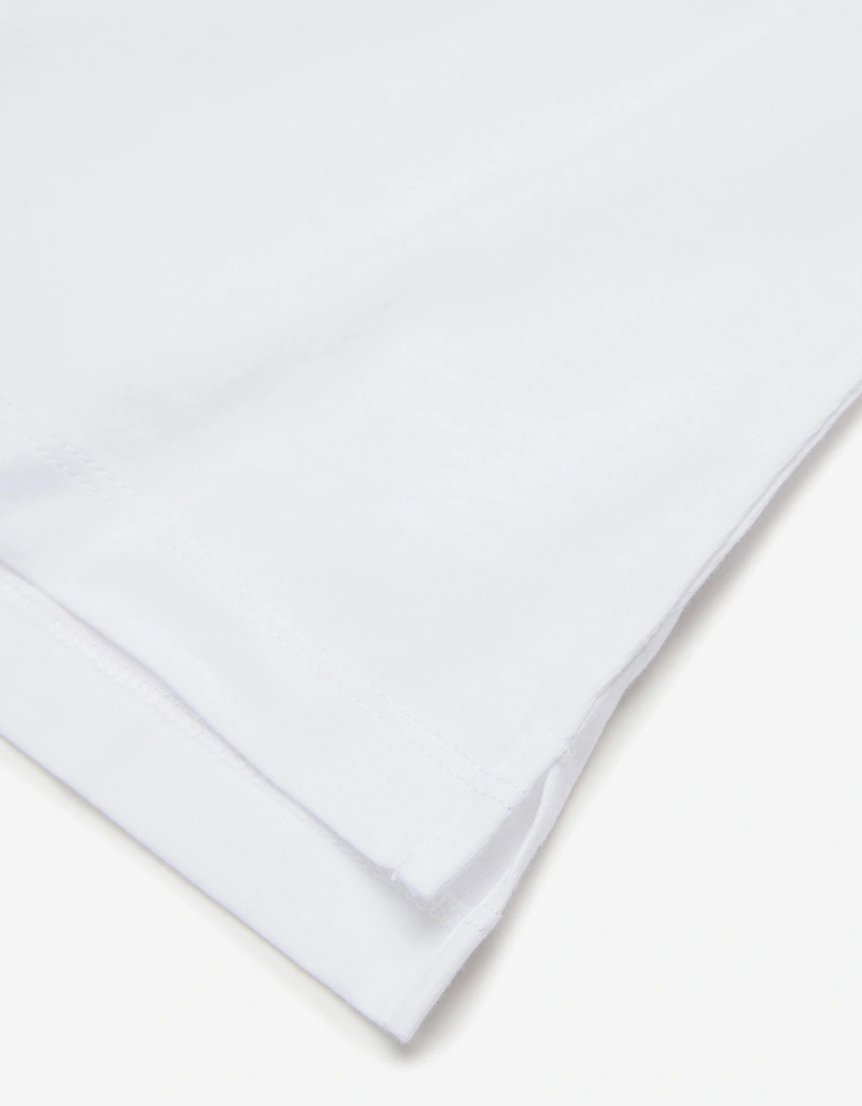 Kids Logo Polo Shirt in White