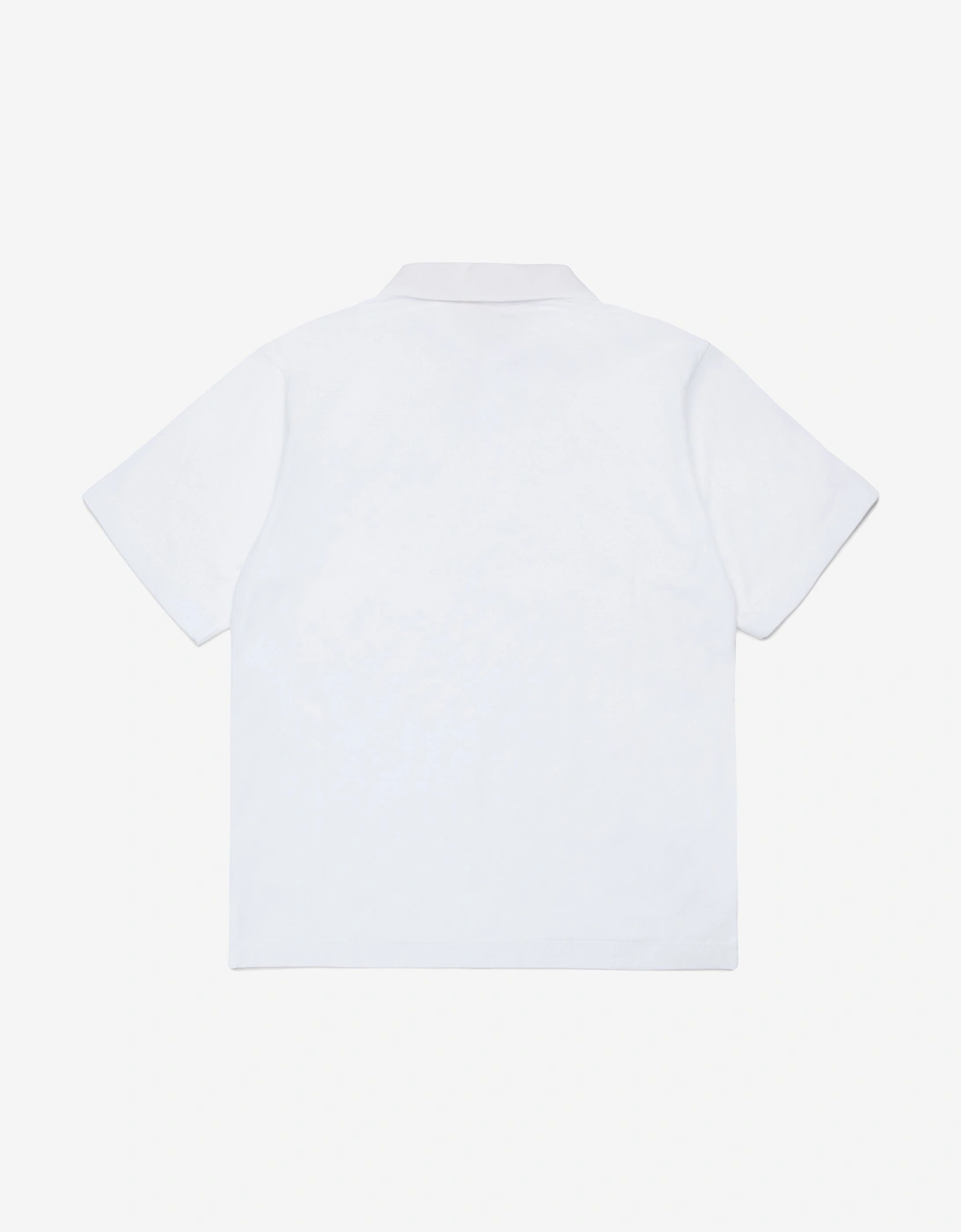 Kids Logo Polo Shirt in White