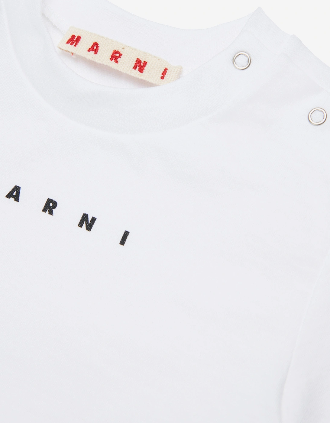 Baby Cotton Logo T-Shirt in White