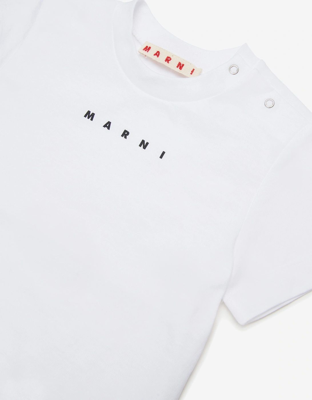 Baby Cotton Logo T-Shirt in White