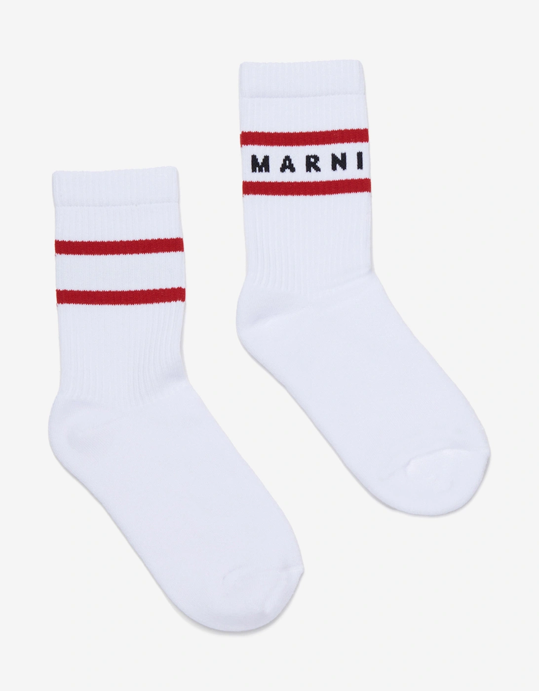 Kids Logo Socks in White