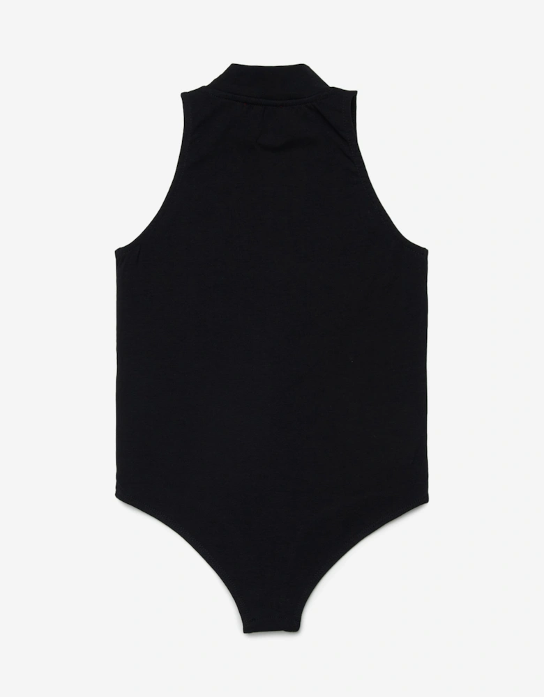 Girls Oval D Logo Bodysuit in Black