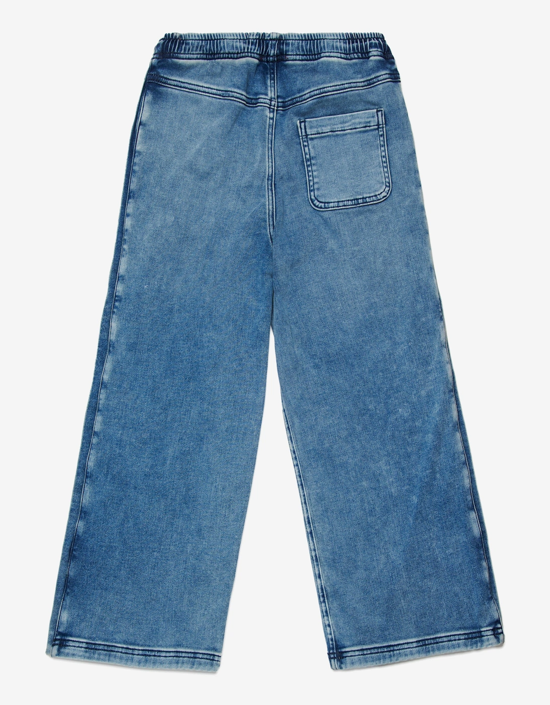 Girls Relaxed Fit Jogger Jeans in Blue