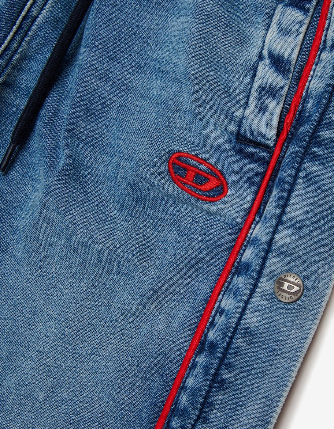 Girls Relaxed Fit Jogger Jeans in Blue