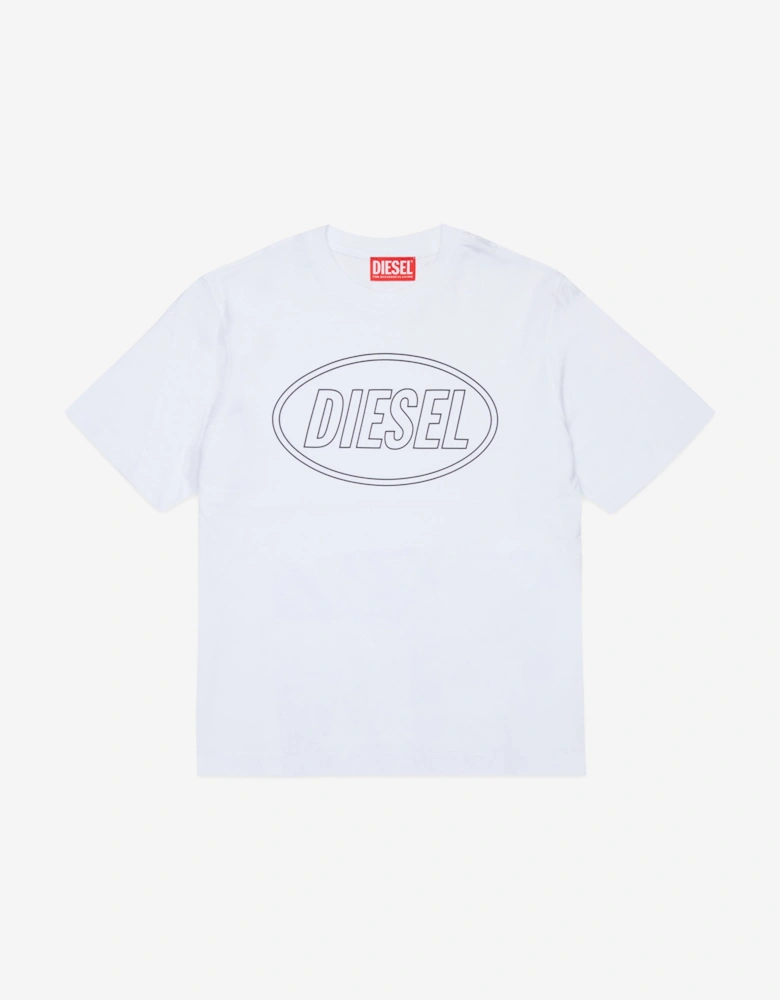 Boys Logo T-Shirt in White