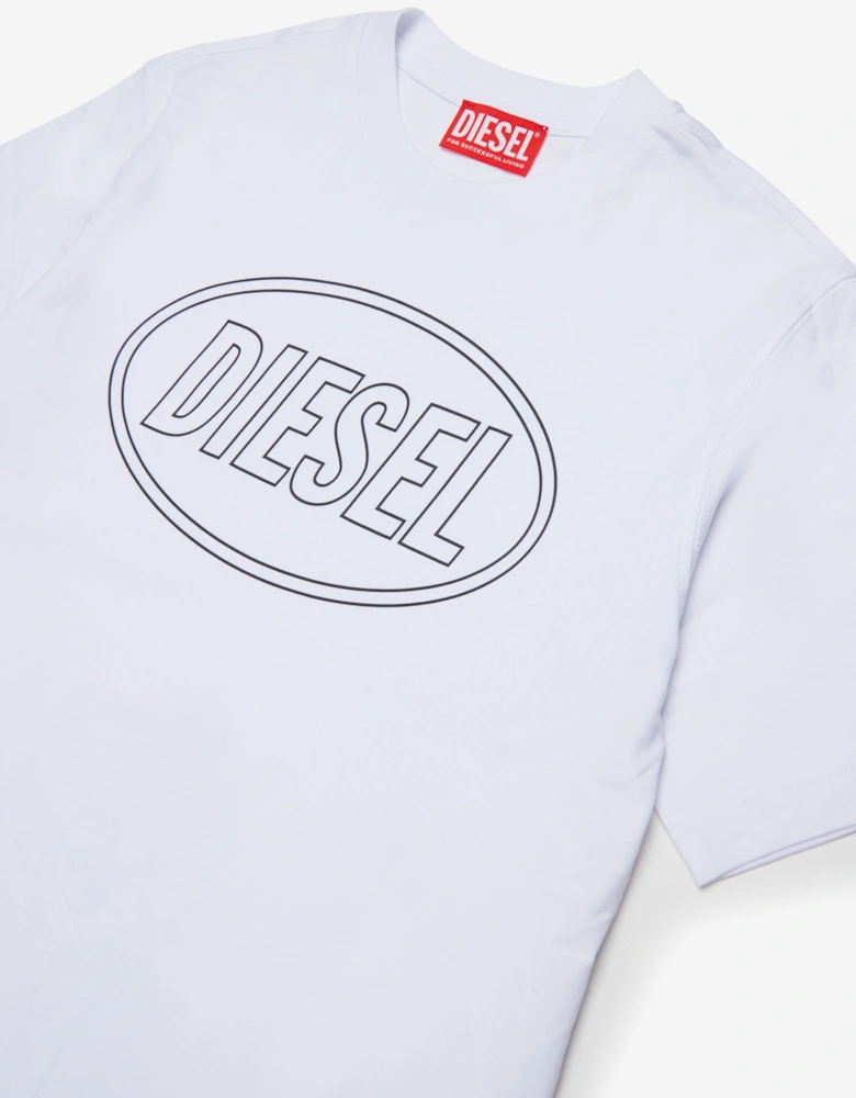 Boys Logo T-Shirt in White