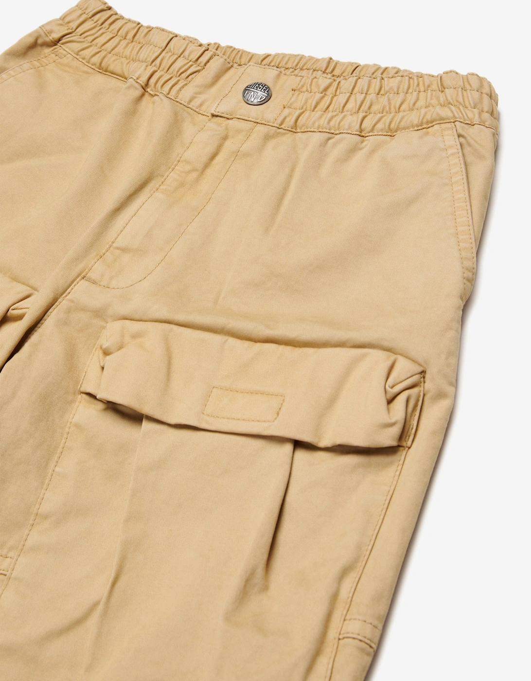 Boys Pocket Shorts in Beige