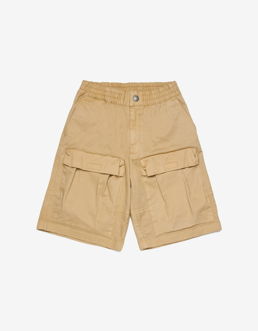 Diesel Boys Multi  Pocket Shorts  Beige - Size 8 Years Kids