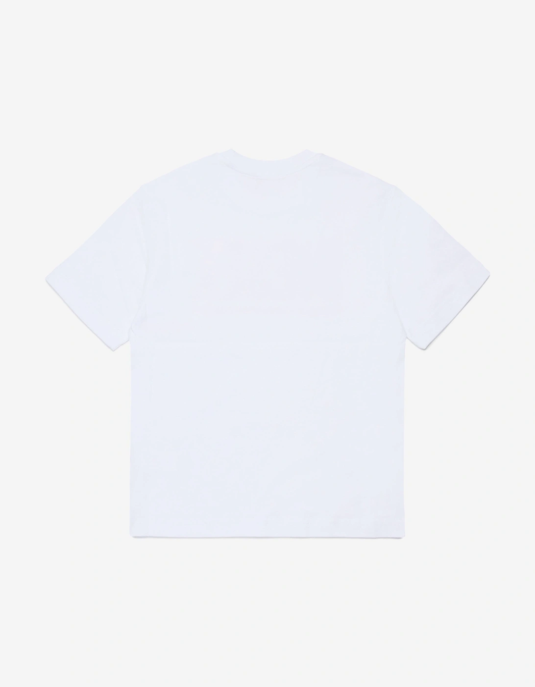 Boys Logo Print T-Shirt in White