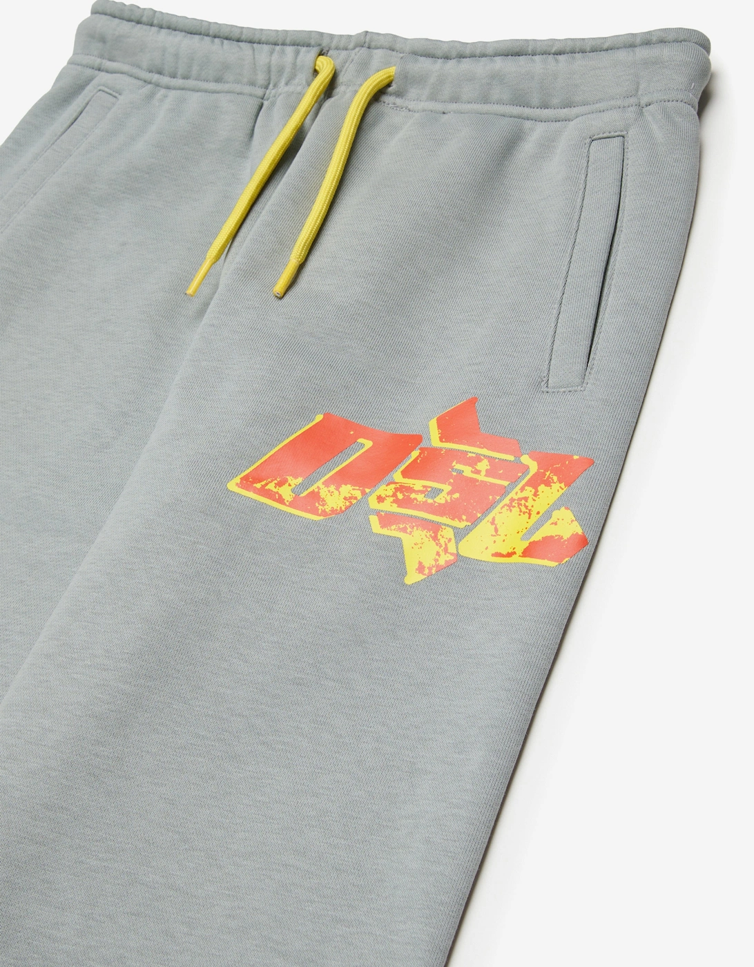 Boys Logo Print Joggers in Grey