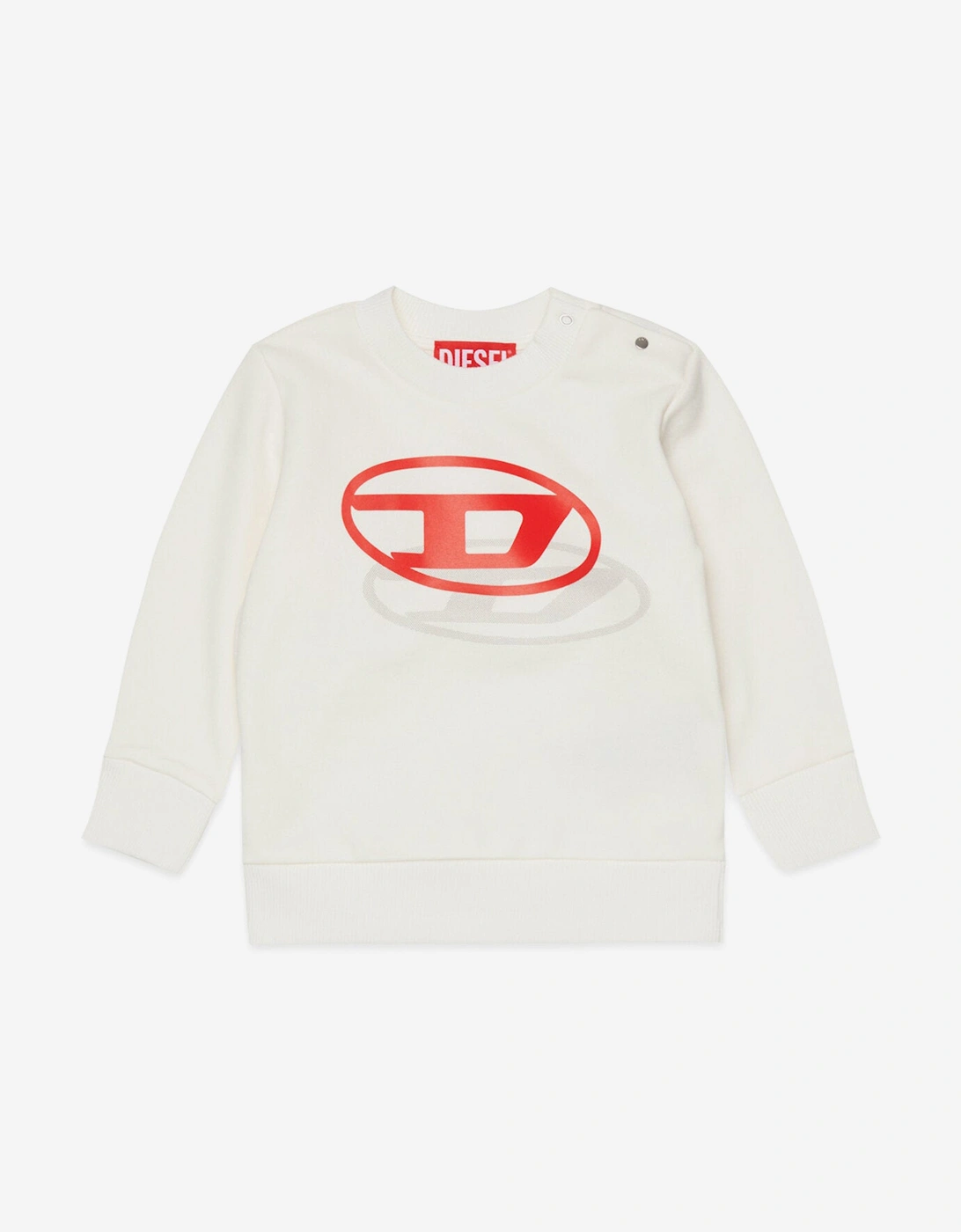 Baby Boys Logo Short Set in Ivory