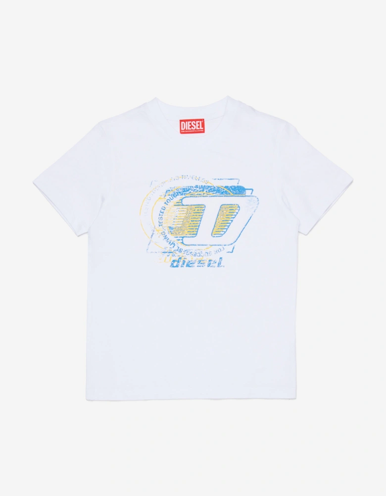 Boys Logo T-Shirt in White
