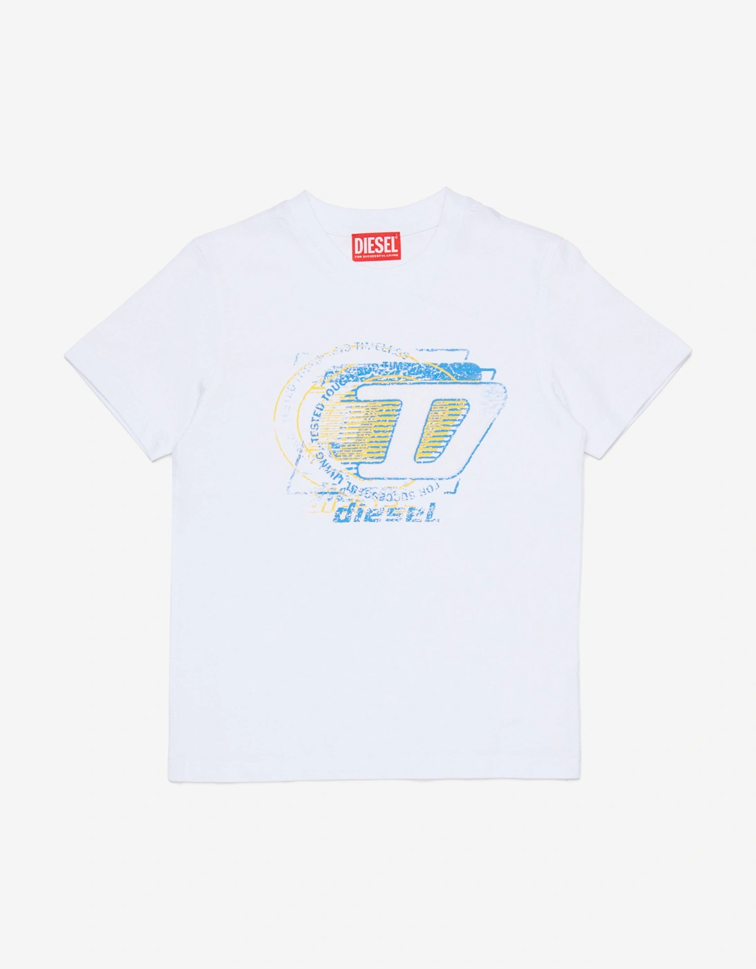 Boys Logo T-Shirt in White, 5 of 4