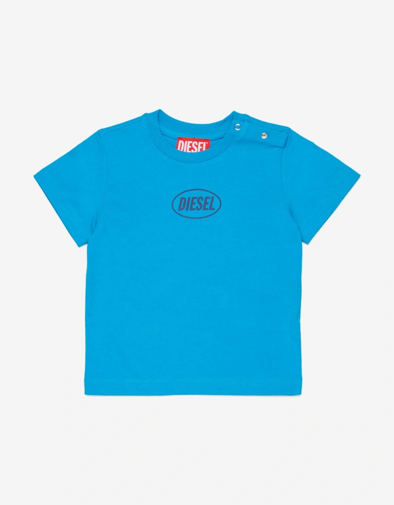 Baby Boys Logo T-Shirt in Blue