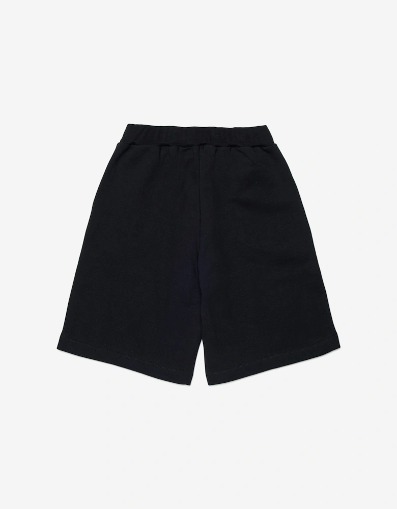 Kids Logo Shorts in Black