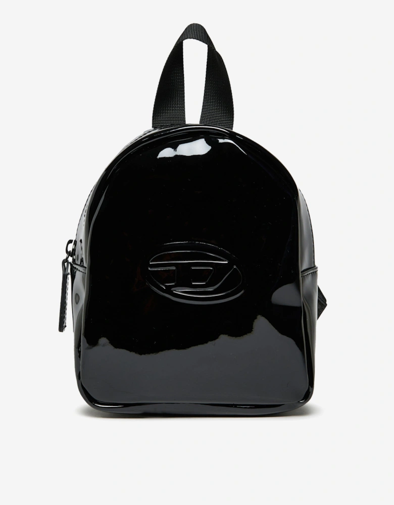 Girls Embossed Logo Backpack in Black (18cm)